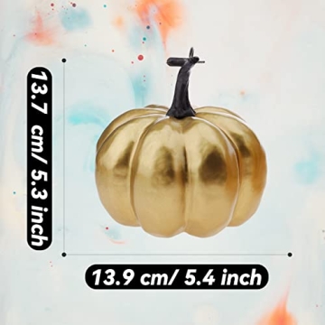 Lifelike Foam Pumpkins for Fall & Halloween Decor
