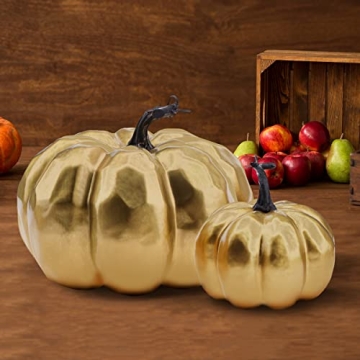 Lifelike Foam Pumpkins for Fall & Halloween Decor