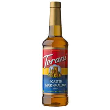 Torani Toasted Marshmallow Syrup - 25.4 Ounce Perfect for Coffee & Desserts