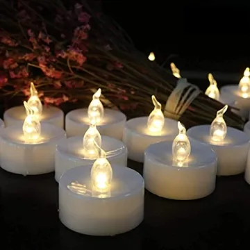 Tappovaly LED Tea Lights 24 Pack Flameless Candles
