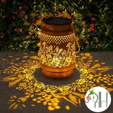 Solar Lanterns Outdoor Hummingbird Garden Decor - Perfect Gifts for Every Occasion!