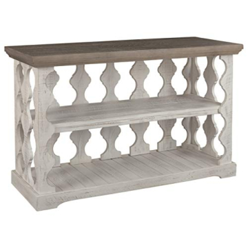 Elegant Havalance Farmhouse Sofa Table with Storage Shelves