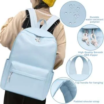 Stylish Bluboon Girls Laptop Backpack for School