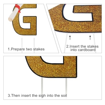 Onory Graduation Yard Signs Decorations for 2024 Ceremonies