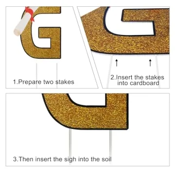 Onory Graduation Yard Signs Decorations for 2024 Ceremonies