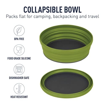 Sea to Summit X-Bowl Collapsible Camping Dish in Blue