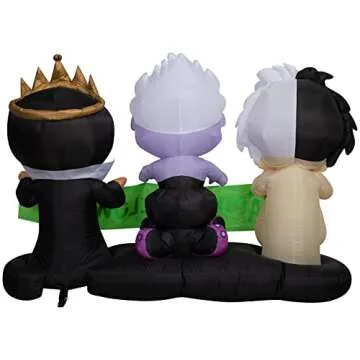 Gemmy Airblown Disney Villains Scene Inflatable - 4ft