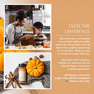 Pumpkin Spice Seasoning, 80g. Sugar Free Pumpkin Pie Spice Seasoning of Ground Cinnamon, Nutmeg, Cloves, Ginger, Allspice, and White Pepper