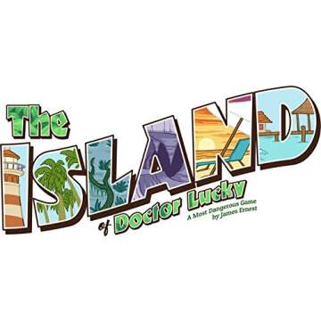 Cheapass Games: The Island of Doctor Lucky, Strategy Board Game, Simple Family Game, 40 Minute Play Time, 2 to 8 Players, For Ages 12 and up
