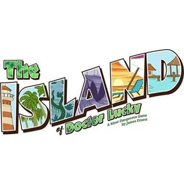 Cheapass Games: The Island of Doctor Lucky, Strategy Board Game, Simple Family Game, 40 Minute Play Time, 2 to 8 Players, For Ages 12 and up
