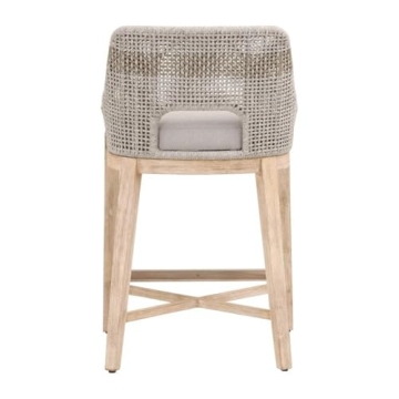 MAKLAINE Gray Bar Stool Chair 35 inch Height for Dining