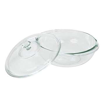 Durable Pyrex 2-Quart Glass Bakeware Dish for All Cooking Needs