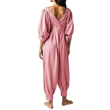 Stylish Ebifin Women's Casual Jumpsuit with Pockets
