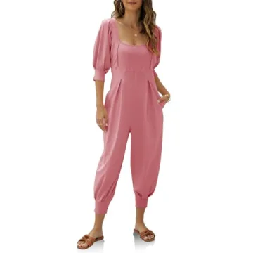 Stylish Ebifin Women's Casual Jumpsuit with Pockets