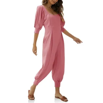 Stylish Ebifin Women's Casual Jumpsuit with Pockets
