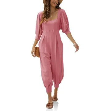 Stylish Ebifin Women's Casual Jumpsuit with Pockets