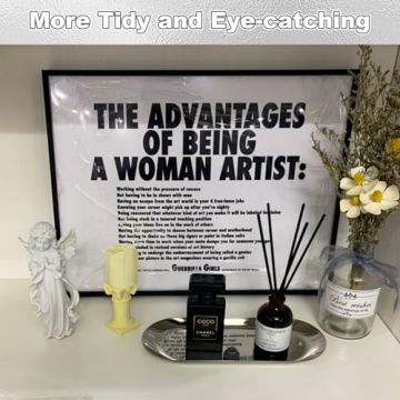 CYEAH Silver Decorative Tray Set for Elegant Organization