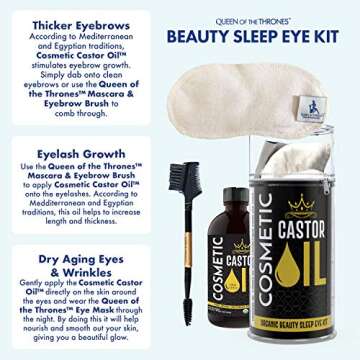 Organic Castor Oil Brow & Lash Kit - Beauty Sleep Essential