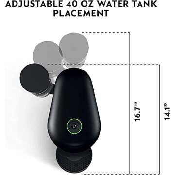 Nespresso Vertuo Plus Coffee and Espresso Maker by Breville, Ink Black with Aeroccino Milk Frother