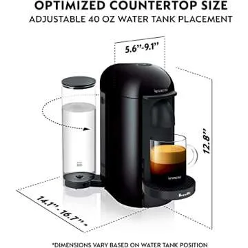 Nespresso Vertuo Plus Espresso Maker with Frother