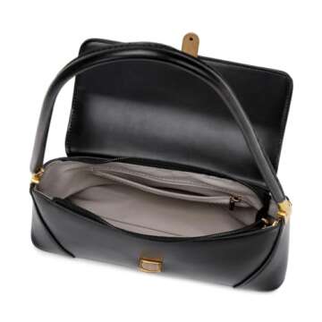 WSRYDJDL Shoulder Bags for Women Vintage Handbag Retro Classic Small Purse Cute Hobo Tote Handbag Mini Clutch Purse (Black)