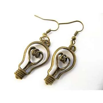 Lightbulb Earrings for Teachers and Science Lovers
