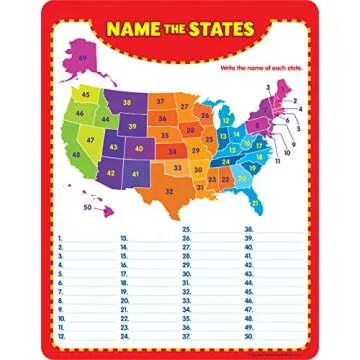 Active Minds - Write-and-Erase - Wipe Clean Learning Boards Ages 7+ - Multiplication, Division, USA States and Capitals