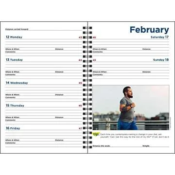 2024 Complete Runner's Day-by-Day Log Planner Calendar