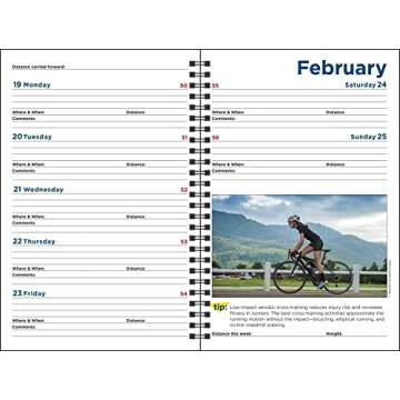 2024 Complete Runner's Day-by-Day Log Planner Calendar