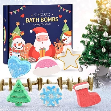 Stocking Stuffers Bath Bombs for Kids 6 Pack Christmas Gift