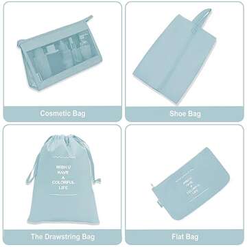 8 Set Packing Cubes for Travel Organization Accessories