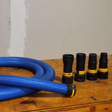 Cen-Tec Systems 95347 Antistatic Multi-Brand Power Tool Dust Collection, Expanded Adapter Set, Black