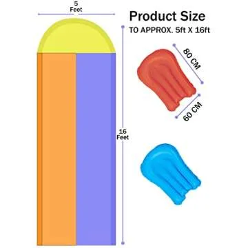 Dimple Slip and Slide Inflatable Water Slide - Fun for Kids!
