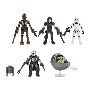 STAR WARS Mission Fleet Defend The Child 2.5-Inch-Scale Figure 5-Pack with Accessories, Toys for Kid...