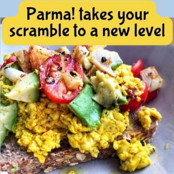 Parma! Plant-Based Parmesan Cheese | Vegan Shredded Parmesan | Cheese Alternative | Lactose Free Seasoning | Grated | Superfood | Keto | Gluten-Free | (Garlicky Green, 7 ounce)