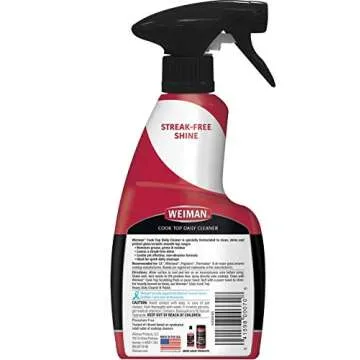 Weiman Stainless Steel Cleaner & Cooktop Daily Cleaner - 12 Ounce - Kitchen Appliance Cleaner Kit