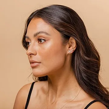 Chic PAVOI Gold Plated Cubic Zirconia Ear Climbers