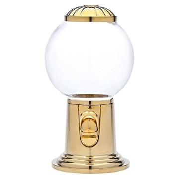 Elegant Gold Gumball Machine for Home or Office