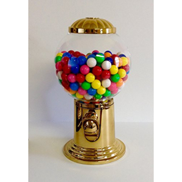Elegant Gold Gumball Machine for Home or Office