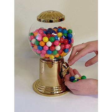 Elegant Gold Gumball Machine for Home or Office