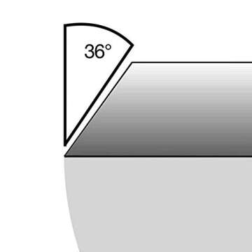 Guyker Fret Beveling File - Fret End Bevel-Flush Files Luthier Angle Tool (36 and 90 Degrees) - Low Friction Fret Leveler (1PCS, Short Length 5.5”)