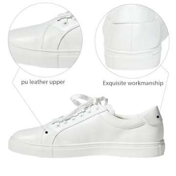 YZ Classic White Tennis Shoes for Women - Stylish Comfort