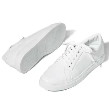 YZ Classic White Tennis Shoes for Women - Stylish Comfort