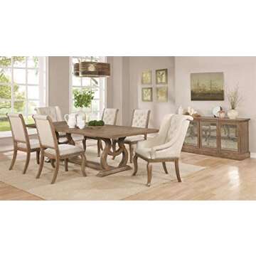 Coaster Glen Cove Dining Table Barley Brown 110291