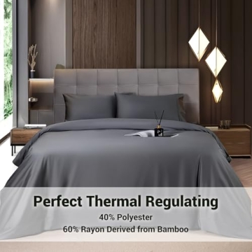 Shilucheng Queen Sheet Set - Cooling Bamboo Blend Sheets