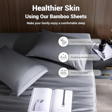 Shilucheng Queen Sheet Set - Cooling Bamboo Blend Sheets