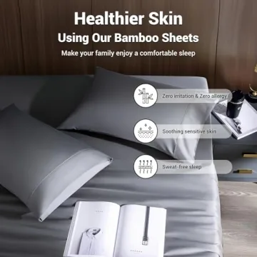 Shilucheng Queen Sheet Set - Cooling Bamboo Blend Sheets