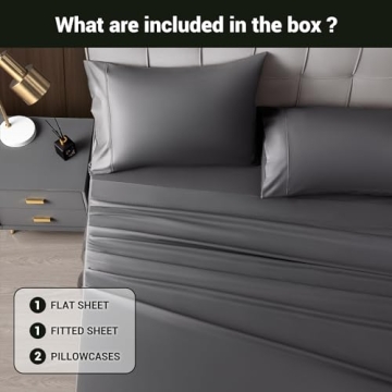 Shilucheng Queen Sheet Set - Cooling Bamboo Blend Sheets