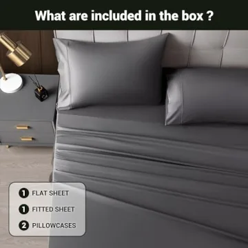 Shilucheng Queen Sheet Set - Cooling Bamboo Blend Sheets