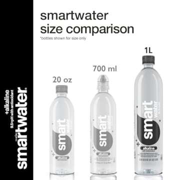 Smartwater alkaline with antioxidant 1L 6pk